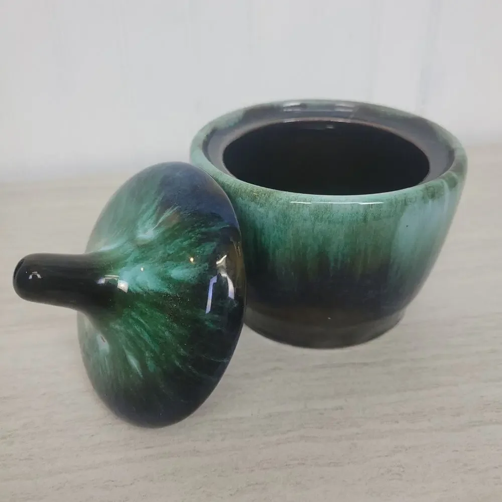 Blue Mountain Pottery Sugar Bowl and Creamer Set Canadian Ceramics
